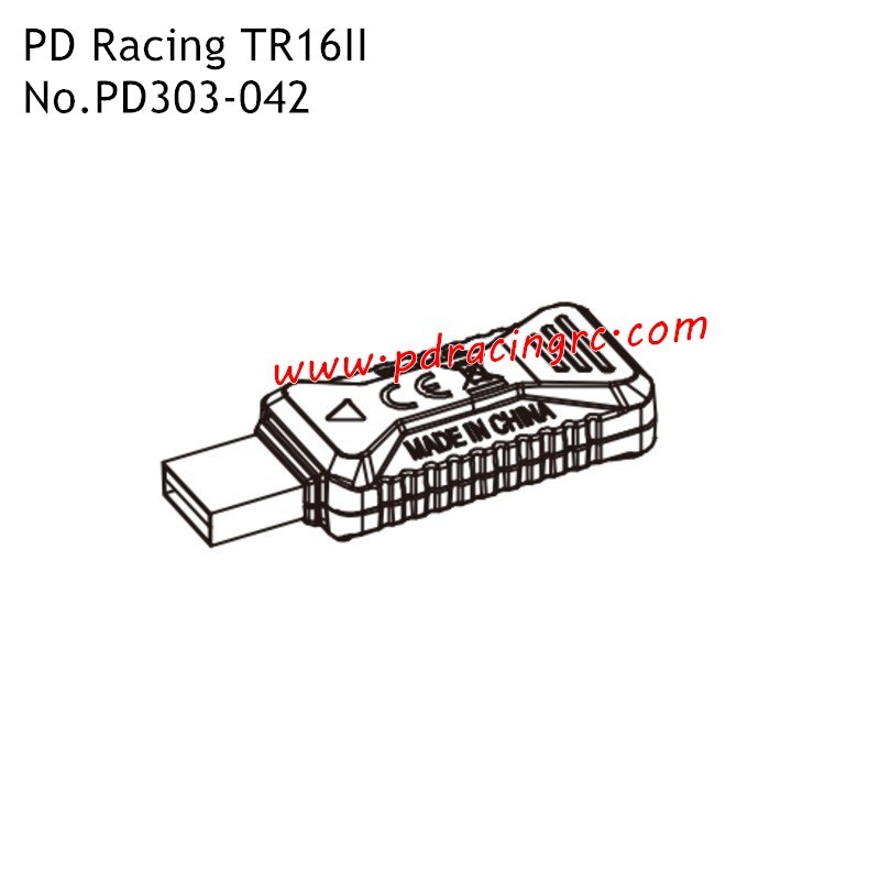 PD Racing TR16II RC Truck Parts USB Charger PD303-042