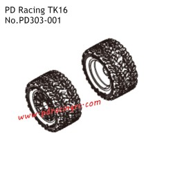 PD Racing TK16 1/16 RC Car Parts Wheels PD303-001