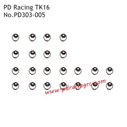 PD Racing TK16 1/16 RC Car Parts Pivot Ball PD303-005