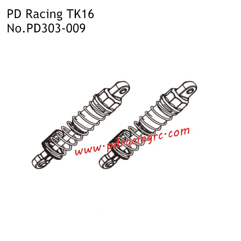 PD Racing TK16 1/16 RC Car Parts Shock PD303-009