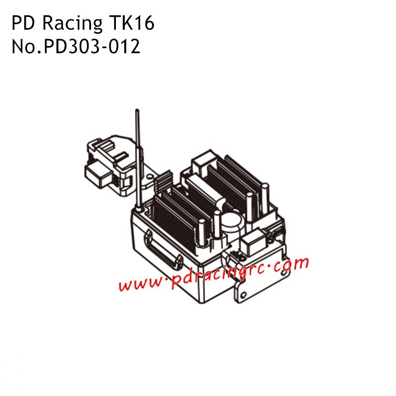 PD Racing TK16 1/16 RC Car Parts 25A ESC PD303-012