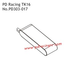 7.4V 1800MAH Battery PD303-017 Parts for PD Racing TK16 1/16 RC Truck