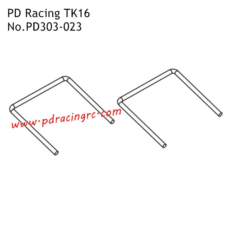 Front Rear Arm Pin PD303-023 Accessories for PD Racing TK16 Electric RC Truck