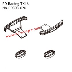 Bumper Loop and Bumper PD303-026 Accessories for PD Racing TK16 Electric RC Truck