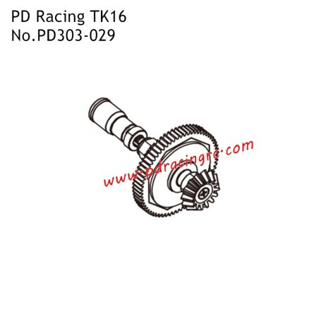 Spur Gear Module PD303-029 Accessories for PD Racing TK16 Electric RC Truck