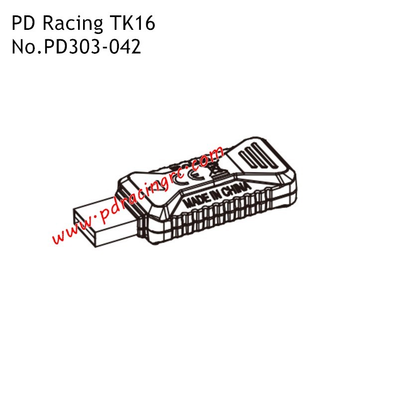 USB Charger PD303-042 Accessories for PD Racing TK16 Electric RC Truck