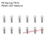 HM4x16 B Head Hex Screw  PD501-057 Accessories for PD Racing TR10 Brushed Truggy