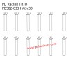 HM3x30 Fat Head Hex Screw PD502-033 Accessories for PD Racing TR10 Brushed Truggy