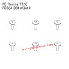 M3x10 Step Screws PD861-084 Accessories for PD Racing 1/10 TR10 PD861T RC Car