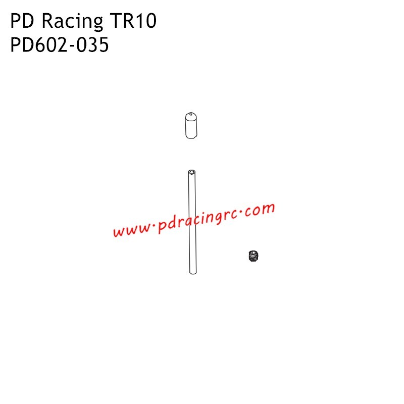 PD Racing TR10 Spare Parts Antenna Tube Unit PD602-035