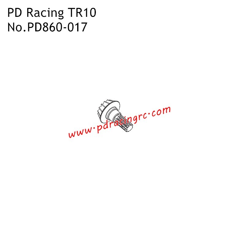 PD Racing TR10 Spare Parts 14T Input Gear PD860-017