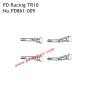 PD Racing TR10 Spare Parts Front and Rear Upper Arms PD861-009