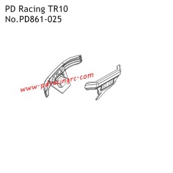 PD Racing TR10 Spare Parts Front and Rear Bumper PD861-025