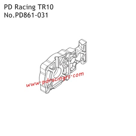 PD Racing TR10 Spare Parts Motor Plate PD861-031