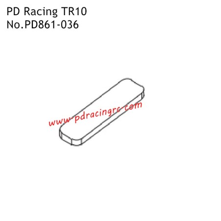 PD Racing TR10 Spare Parts Motor Support PD861-036