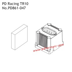 PD Racing TR10 Spare Parts EVA Foam Tape and Battery Stop PD861-047