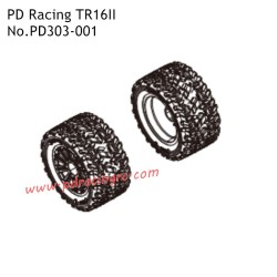 PD Racing TR16II Brushed RC Car Parts Wheels PD303-001