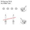 PD Racing TR10 Spare Accessories Shock Absorber Shaft Kit PD861-063