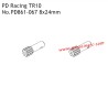 PD Racing TR10 Spare Accessories 8x24mm Differential Gear Shaft PD861-067