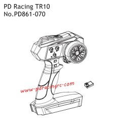 PD Racing TR10 Spare Accessories Transmitter PD861-070