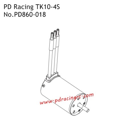 PD Racing TK10-4S Spare Accessories 4S Motor PD860-018