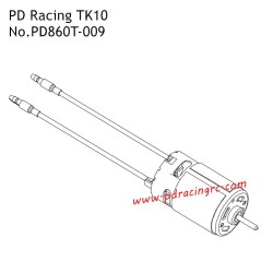 570 Motor PD860T-009 Parts for PD Racing TK10 High Speed Racing RC Car