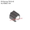 Heat Sink PD602-104 Parts for PD Racing TR10-4S Monster RC Car