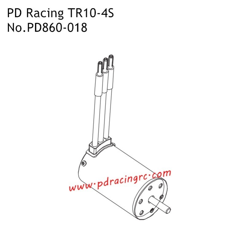 4S Motor PD860-018 Parts for PD Racing TR10-4S Monster RC Car