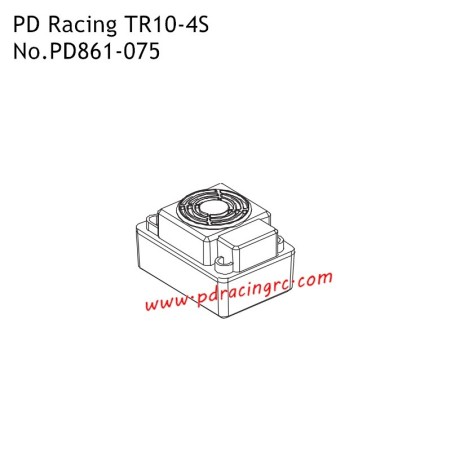 120A ESC PD861-075 Parts for PD Racing TR10-4S PD861R-TR RC Truck