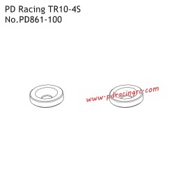 Tail Wing Gasket PD861-100 Parts for PD Racing TR10-4S PD861R-TR RC Truck