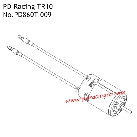 PD Racing TR10 PD861T-TR Monster RC Car Parts 570 Motor PD860T-009