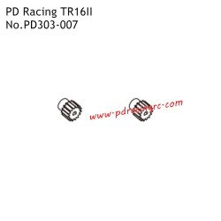 PD Racing TR16II Brushed RC Car Parts 14T and 16T Motor Gear PD303-007