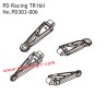 PD Racing TR16II PD304T Brushed RC Car Parts Rear Upper Arm PD303-006