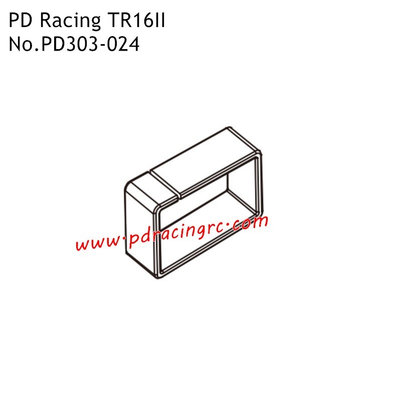 PD Racing TR16II Electric Monster Truck Parts Battery Belts PD303-024