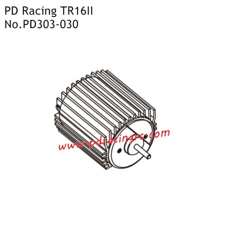 PD Racing TR16II Electric Monster Truck Parts Motor and Heatsink PD303-030