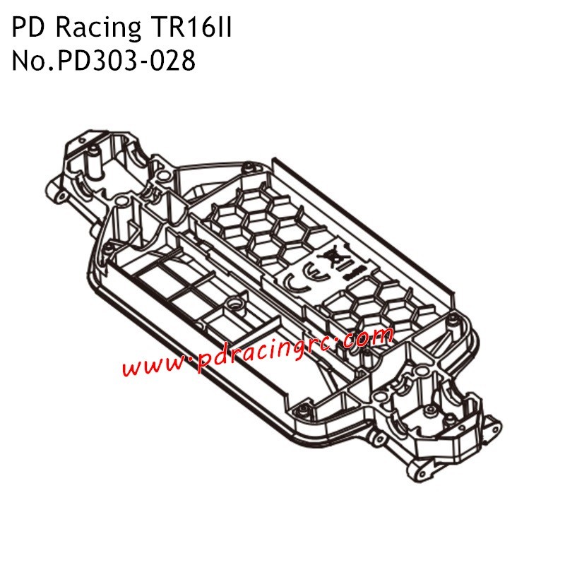 PD Racing TR16II RC Truck Parts Chassis PD303-028